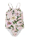 DOLCE & GABBANA FLORAL ONE-PIECE SWIMSUIT