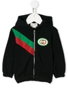 GUCCI INTERLOCKING G ZIPPED HOODIE