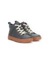 Camper Kido Boots In Grey