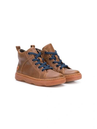 Camper Kido Boots In Brown