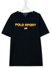Polo Ralph Lauren Teen Logo Print T-shirt In Blue