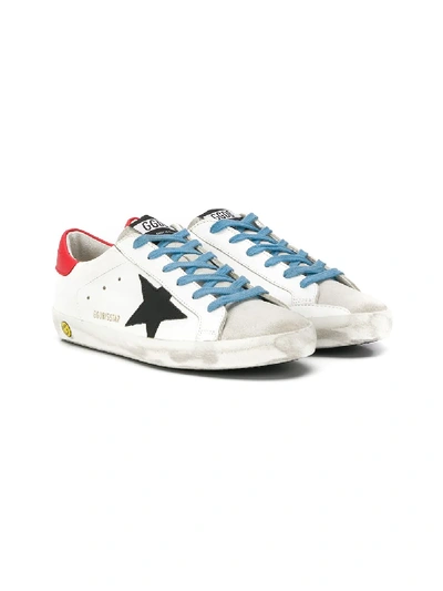 Golden Goose Teen Superstar板鞋 In White