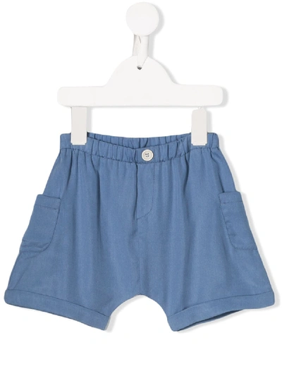 Aletta Babies' Newborn Casual Trousers In Blue
