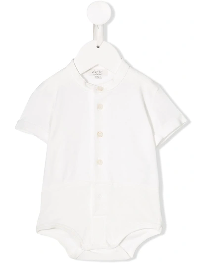 Aletta Babies' Newborn Shirt In White