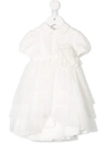 Aletta Tulle Skirt Dress In White