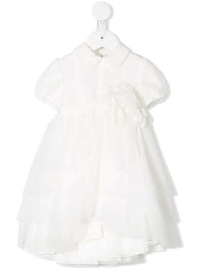 Aletta Babies' Tulle Skirt Dress In White