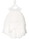 Aletta Tulle Style Dress In White