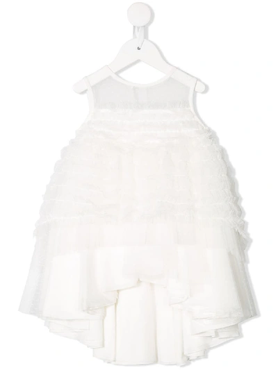 Aletta Babies' Tulle Style Dress In White
