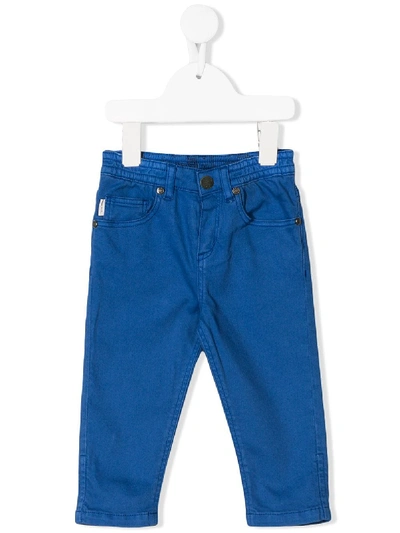Paul Smith Junior Babies' Slim-fit Pull-on Jeans In Blue