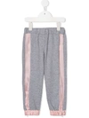 SIMONETTA STRIPE DETAIL TRACK PANTS