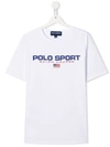 Polo Ralph Lauren Graphic Logo-print T-shirt In White