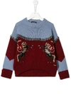 DSQUARED2 CREW NECK KNIT SWEATER