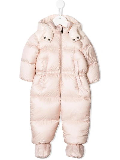 Moncler Babies' Padded Ski Suit In Pink