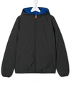 Save The Duck Kids' Hooded Jacket In Grey