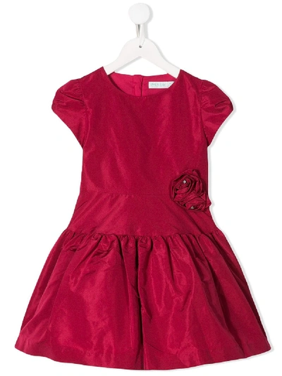Abel & Lula Kids' Rose Detail Dress In Pink