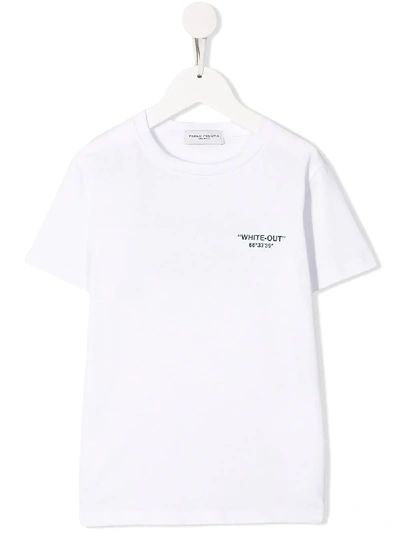 Paolo Pecora Kids' White-out T-shirt