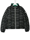 MONCLER LOGO PRINT PADDED JACKET