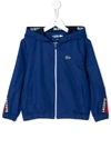 LACOSTE EMBROIDERED LGOO BOMBER JACKET