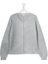 STELLA MCCARTNEY METALLIC KNIT CARDIGAN