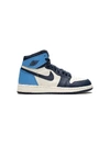 JORDAN AIR JORDAN 1 RETRO HIGH OG "OBSIDIAN/UNIVERSITY BLUE" SNEAKERS