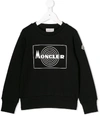 Moncler Branded Sweatshirt In Black
