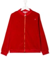 Chiara Ferragni Embellished Logo Bomber Jacket In Red