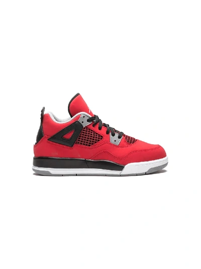 Jordan Kids' 4 Retro Sneakers In Red