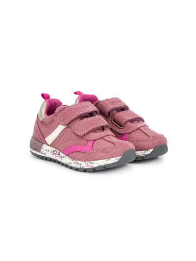Geox Kids' Graphic-print Trainers In Pink