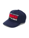 Dsquared2 Appliqué Logo Cap In Blue
