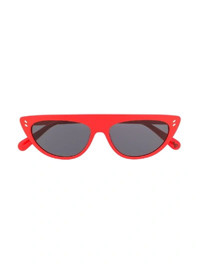 Stella Mccartney Kids' Cat-eye Sunglasses In Red