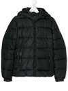 Save The Duck Kids' Gefütterte Kapuzenjacke In Black