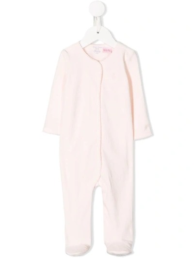 Ralph Lauren Babies' Scalloped Edge Pyjamas In Pink