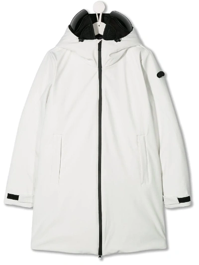 Ai Riders On The Storm Teen Lens Integrated Padded Parka In White