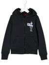 AI RIDERS ON THE STORM MR. AI PRINT ZIP-UP HOODIE