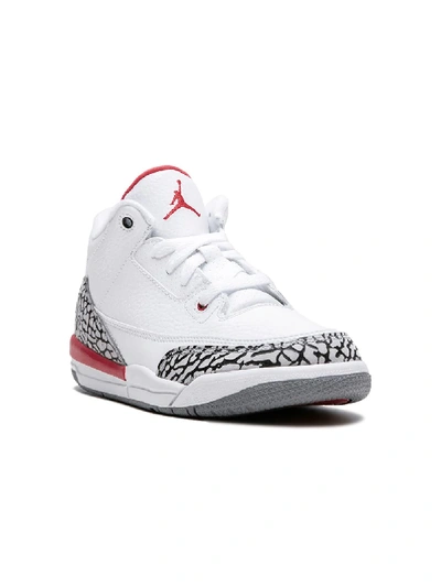 Jordan Kids' 3 Retro Bp Sneakers In White