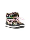 STELLA MCCARTNEY LOGO CAMOUFLAGE SKI BOOTS