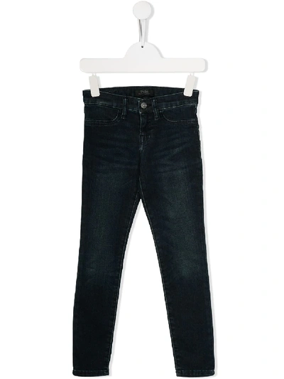 Ralph Lauren Kids' Slim Fit Trousers In Blue