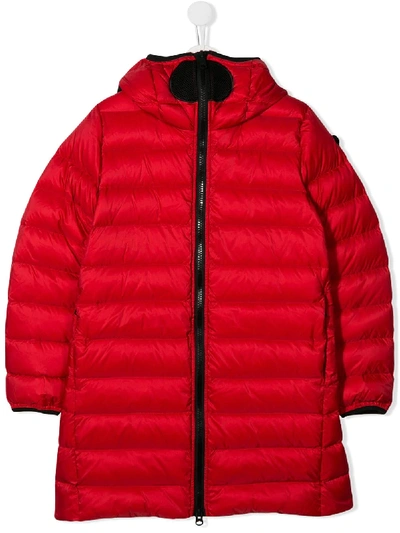 Ai Riders On The Storm Teen Zipped Coat In Red