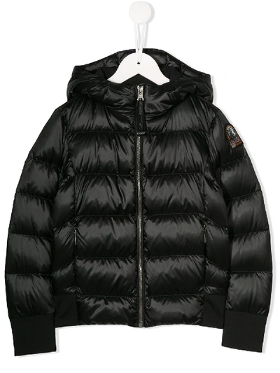 Parajumpers Kids Down Jacket Pia For Girls In Black