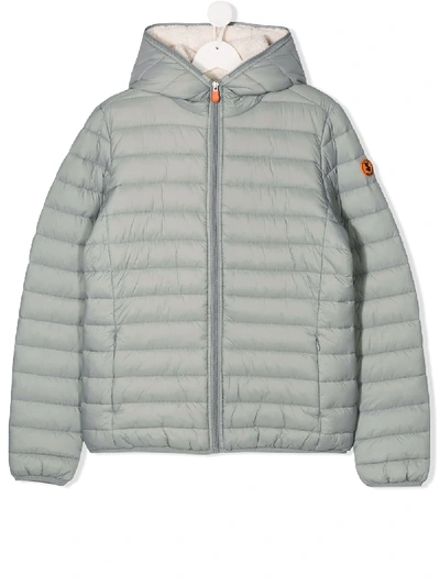 Save The Duck Teen Steppjacke Mit Patch In Grey