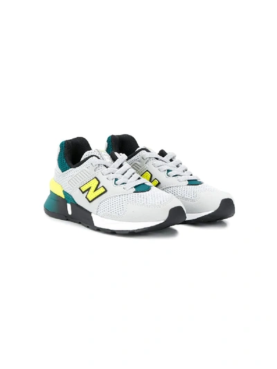 New Balance Kids' Mesh Upper Trainers In Grey