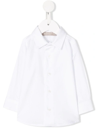 La Stupenderia Babies' Longsleeved Buttoned Shirt In White