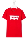 Levi's Kids' Signature Logo T-shirt In Red