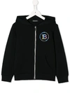 BALMAIN ZIP-UP HOODIE