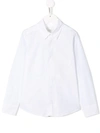 Fendi Pointed Collar Shirt In White