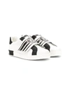 Dolce & Gabbana Teen Royals Sneakers In White