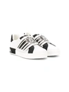 Dolce & Gabbana Teen Royals Sneakers In White