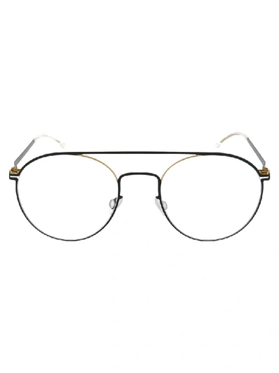 Mykita Eyewear In Gold/jetblack