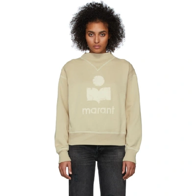 Isabel Marant Étoile Isabel Marant Etoile Beige Moby Inactif Sweatshirt In 10ly Lt Yel