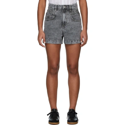 Isabel Marant Étoile Marant Étoile Woman Denim Shorts Grey Size 2 Cotton